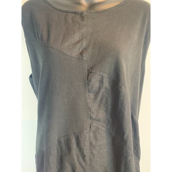 Cynthia Rowley Women's black dress sleeveless linen blend midi length size 1X - Picture 2 of 5